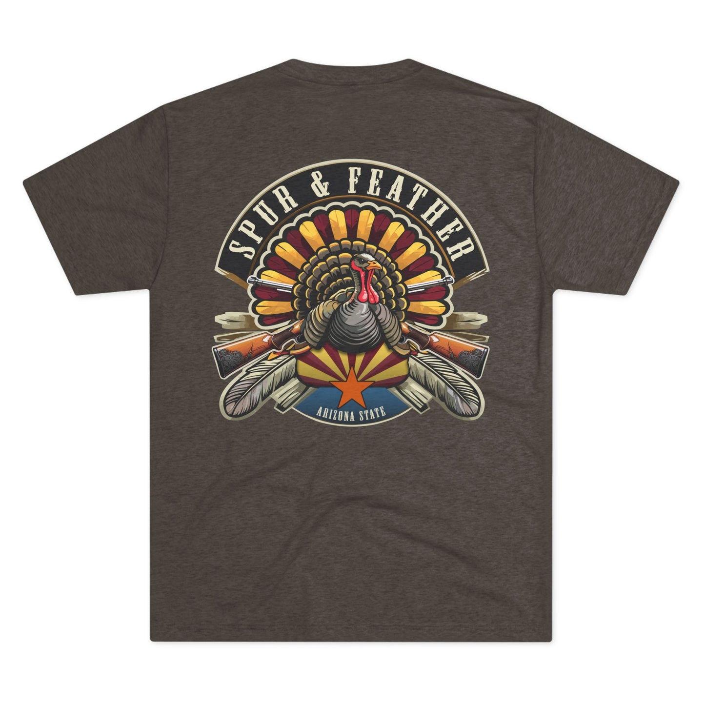 Spur & Feather Original Tri-Blend Crew Tee