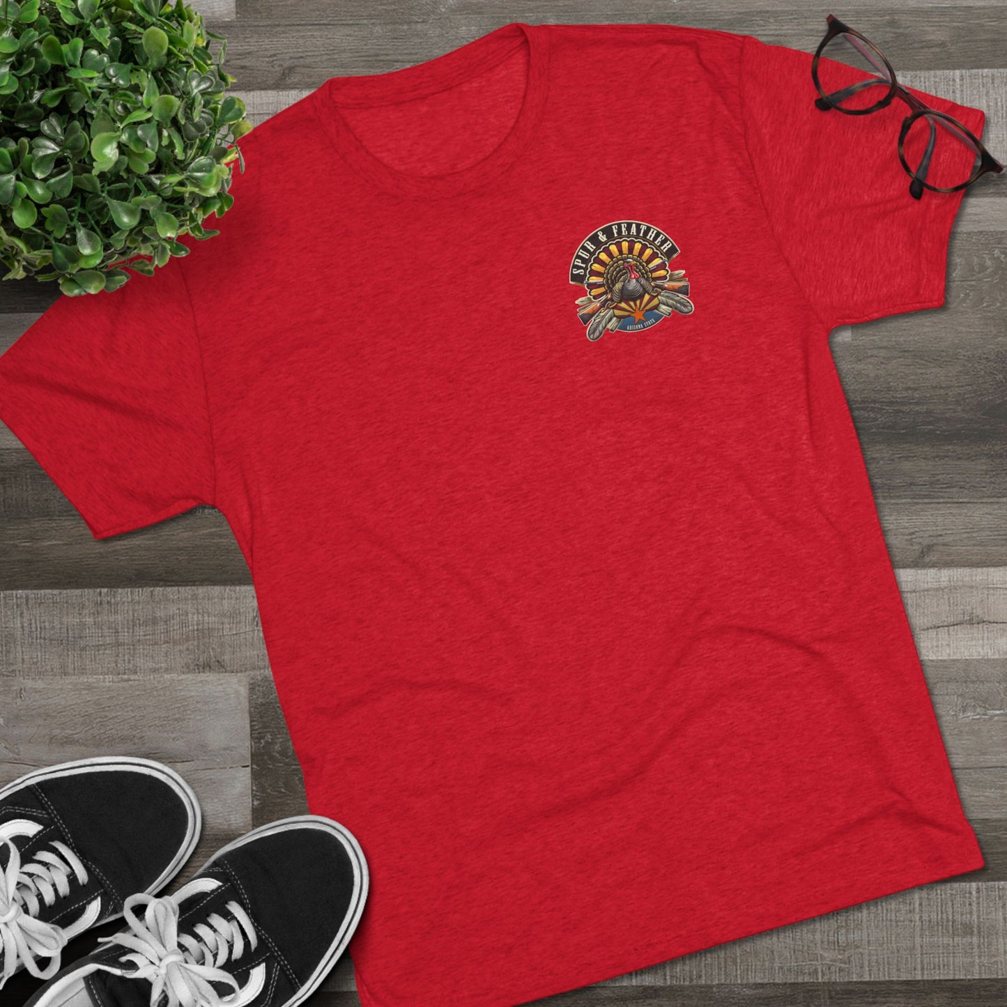 Spur & Feather Original Tri-Blend Crew Tee