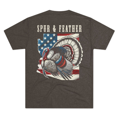 Red, White and Strut Tee