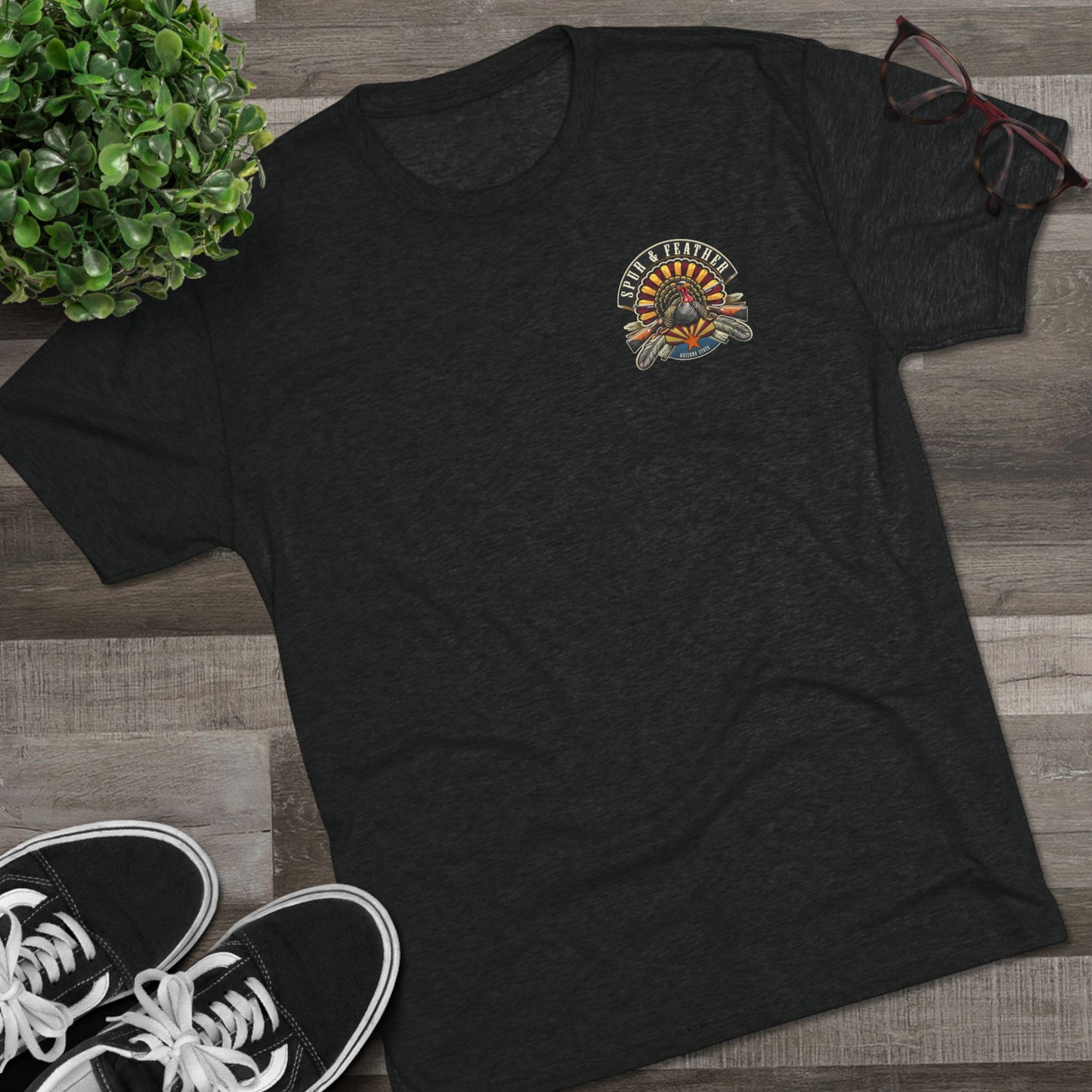 Sunset Strutter Tri-Blend Crew Tee