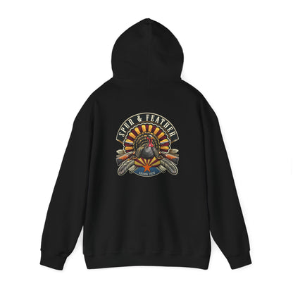 Spur & Feather Logo Hooded Sweatshirt