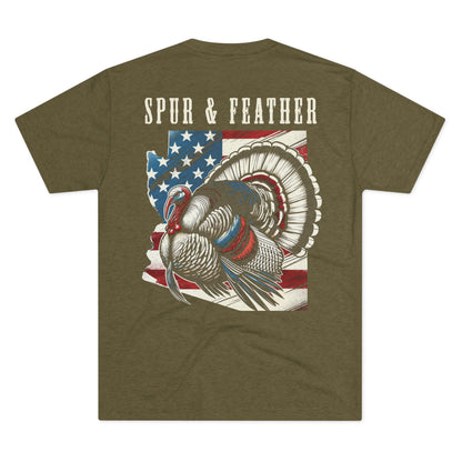 Red, White and Strut Tee