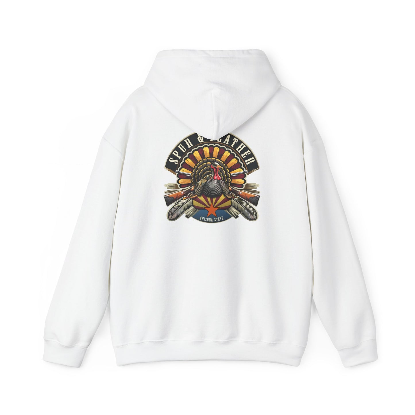 Spur & Feather Logo Hooded Sweatshirt