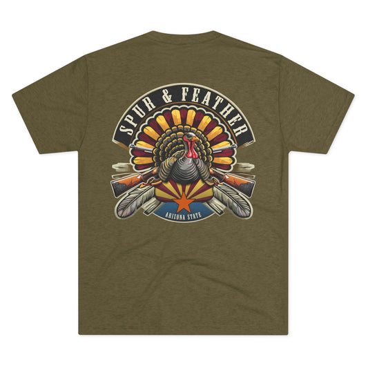 Spur & Feather Original Tri-Blend Crew Tee